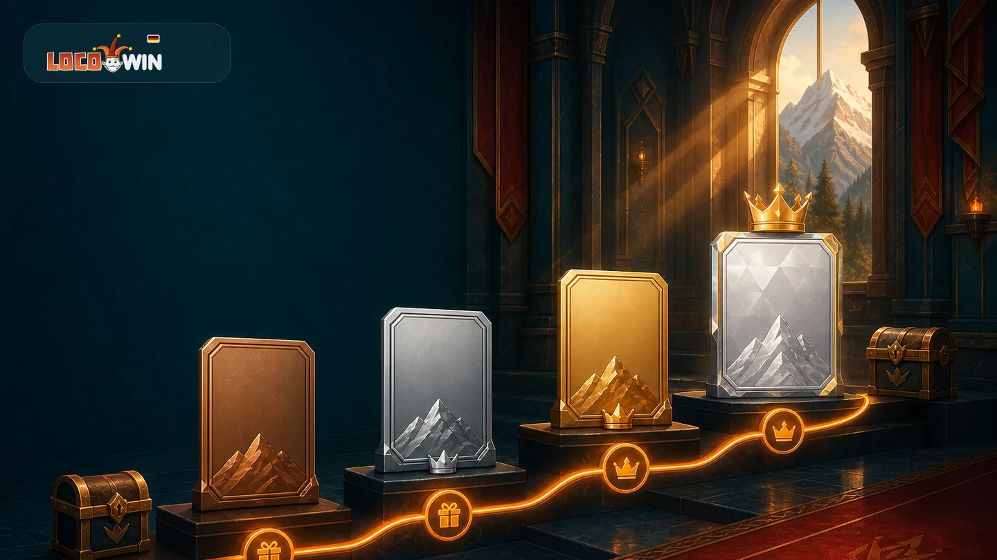 Illustration eines Casino VIP- und Bonusbereichs
